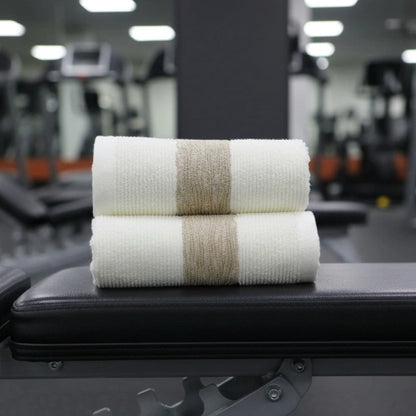 Pure Cotton Gym Towel Set of 2 – Quick Dry & Sweat Absorbent by Houston Comfy