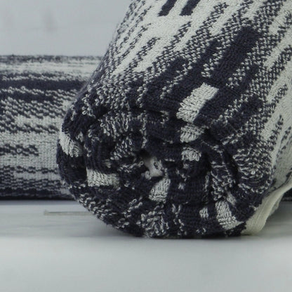 Close-up of Monochrome Cotton Bath Towel – plush, durable texture