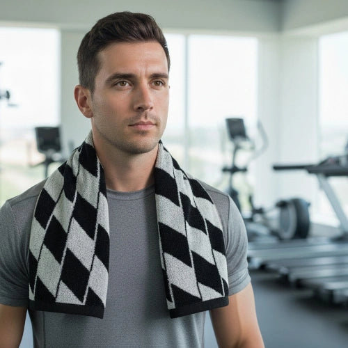 Compact and Durable Workout Towel – Soft Cotton Quick Dry Design