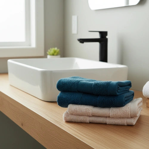 FreshFeel Face Towel – Ultra Soft 100% Cotton Quick Dry Towel by Houston Comfy