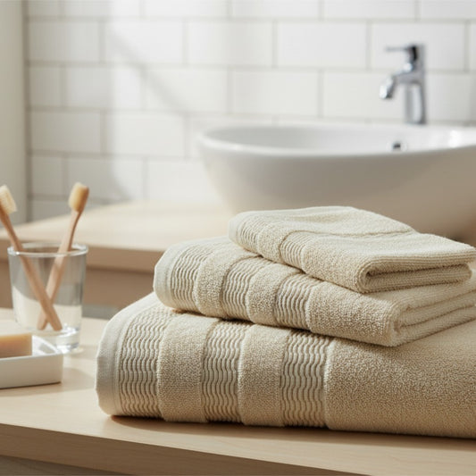 Pure Cotton Bath Towel – Extra Soft, Premium Quality & Long Lasting 650 GSM (Single Piece)| Houston Comfy