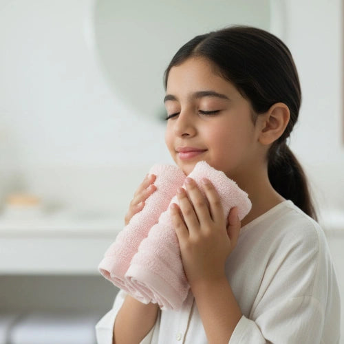 Houston Comfy CottonCare Face Towel – Premium Cotton Soft & Quick Dry