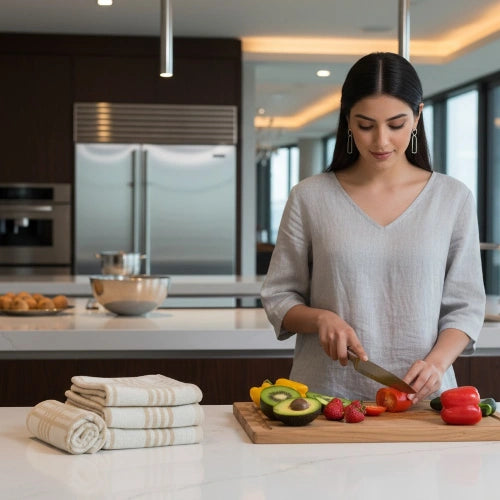 Houston Comfy DécorDry Kitchen Towels – Perfect for Drying Dishes and Cleaning
