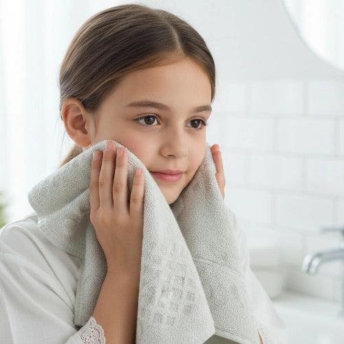 LuxeFace Face Towel – Elegant, Gentle & Hygienic Skincare Cotton Towel