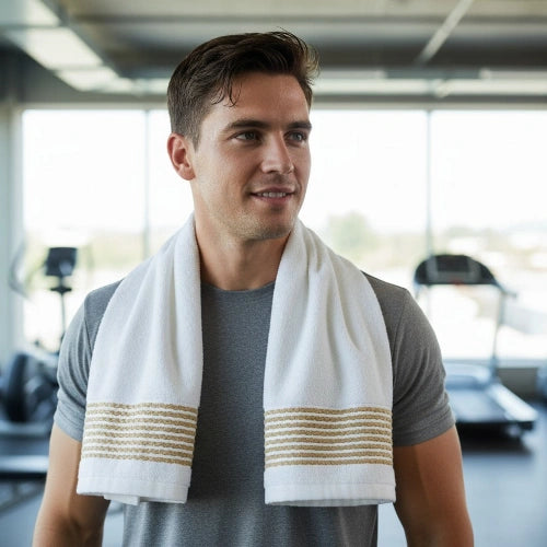 Luxury Cotton Workout Towel – Houston Comfy PulseDry Quick Dry Towel