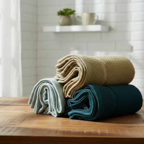 Luxury soft face towel – quick-dry cotton for gym, spa, and travel