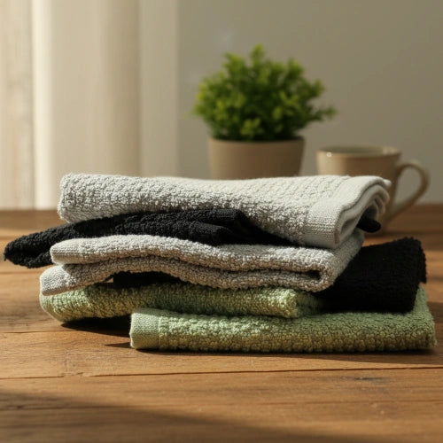 Premium 12x12 cotton face towel – ultra soft, quick dry, and absorbent