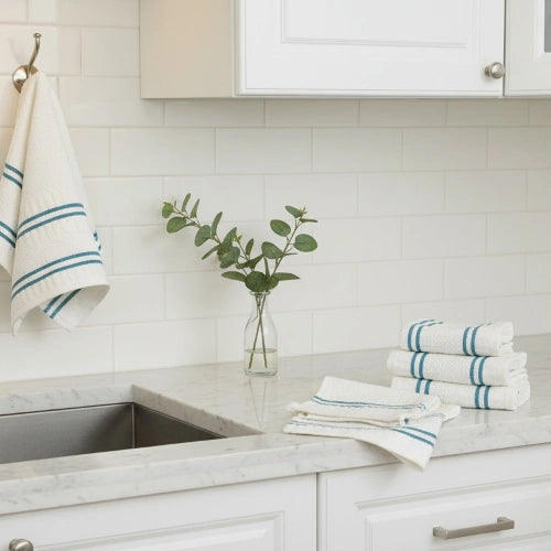 Premium Cotton Kitchen Towel for Drying Dishes – Quick Dry & Lint-Free