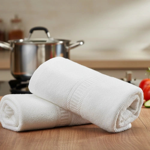 SizzleTowel Kitchen Towel by Houston Comfy – Soft and Absorbent 100% Cotton
