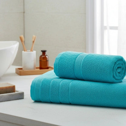 Sky Comfort Cotton Bath Towel – Luxury soft and absorbent towel by Houston Comfy