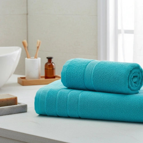 Sky Comfort Cotton Bath Towel – Luxury soft and absorbent towel by Houston Comfy