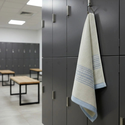 striped-cotton-gym-towel-white-blue